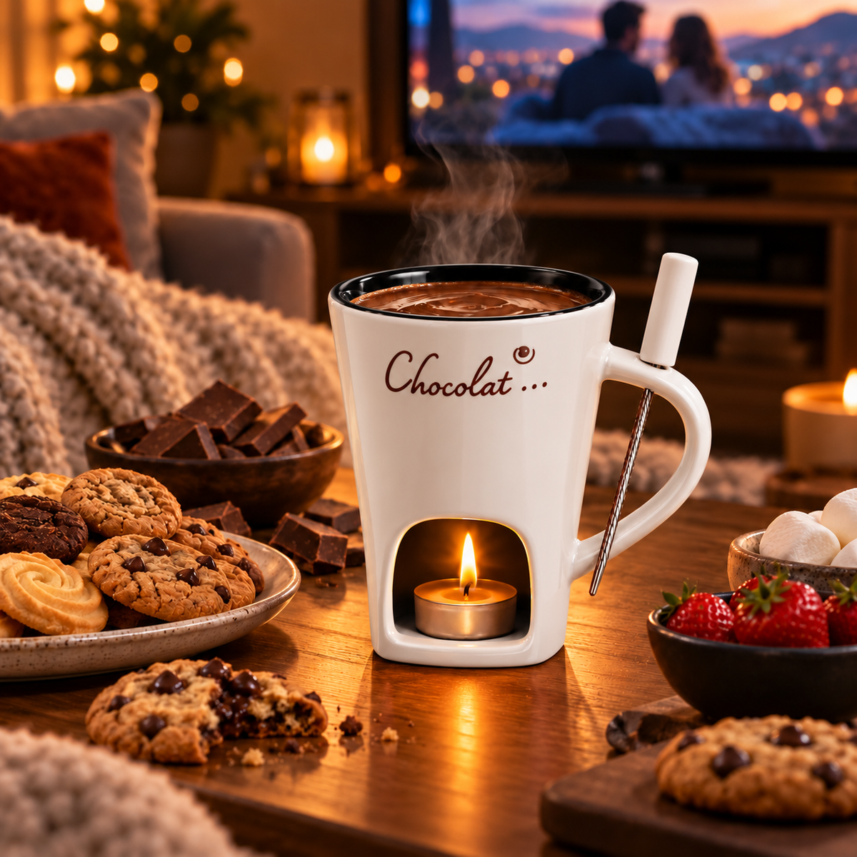 Mug Meltie pour chocolat & fromage fondue