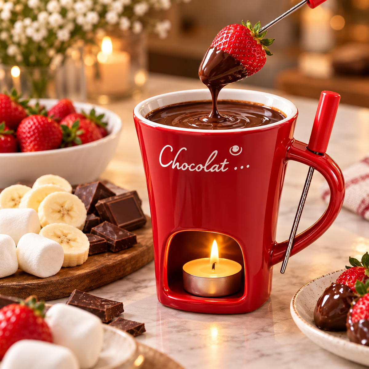 Mug Meltie pour chocolat & fromage fondue