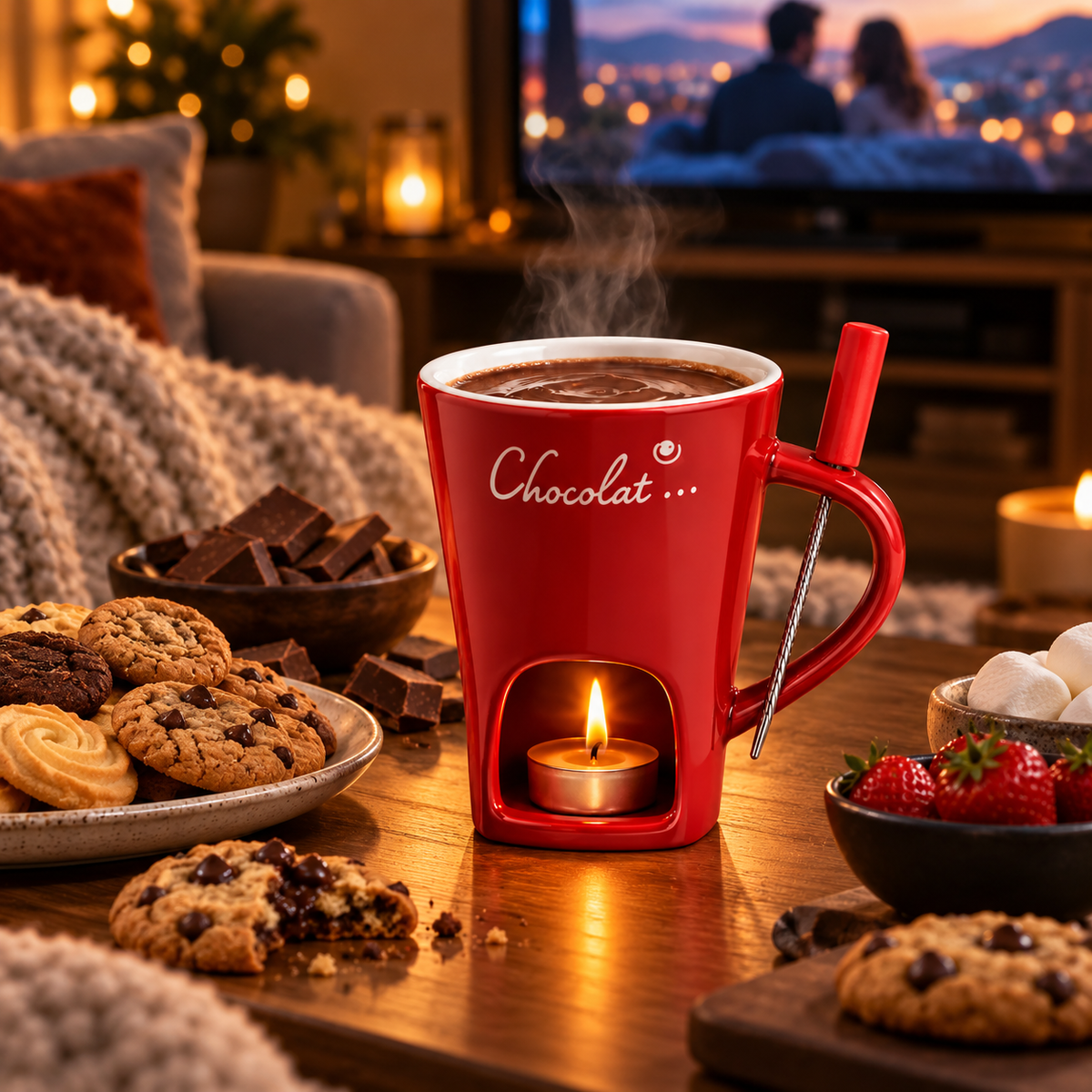 Mug Meltie pour chocolat & fromage fondue